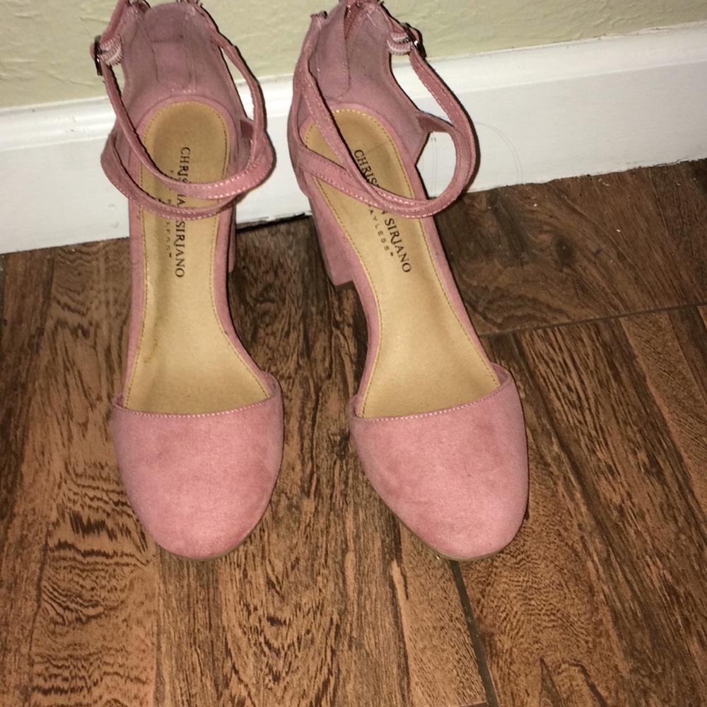 Suede heels